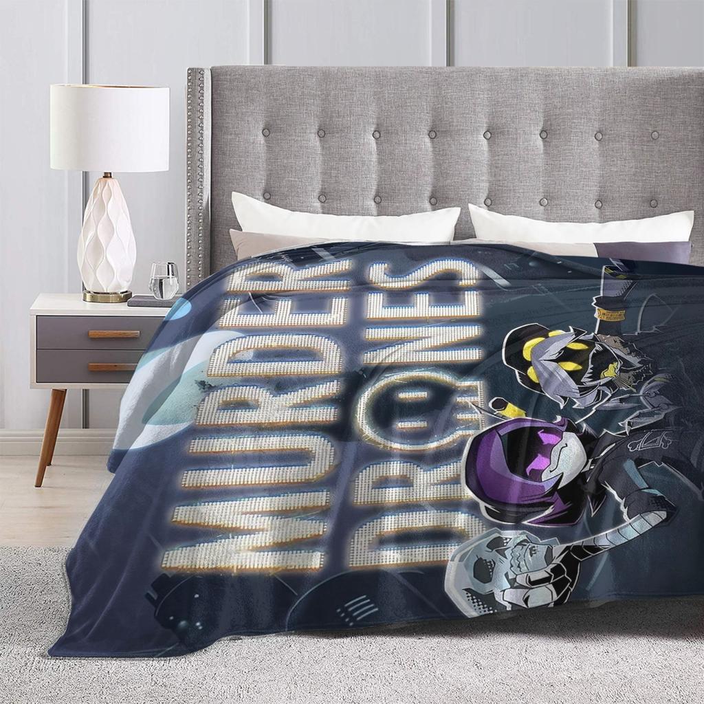 Murder Drones Throw Blanket for Couch Cool Doorman Soft Cozy Plush Blanket 50x60 Inches Multi-size Bedspreads for All Seasons