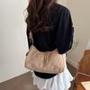 Versatile Pleated Dumpling Bag Lightweight Women's Shoulder Bag Stylish Drawstring Bag  Handbag