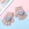 Kids' Heart-Pattern Warm Gloves