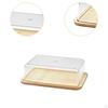 Butter Dish with Lid Holder Tray for Refrigerator Kitchen Counter M