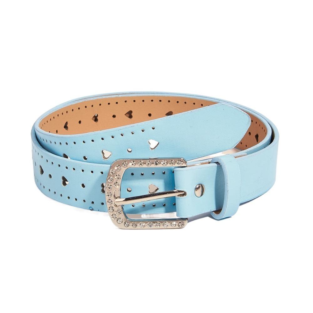Love Heart Y2K Wide Belt Jeans Decor PU Leather Waistbands Retro Rhinestone Waist Belt  Ladies