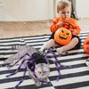 Dog Halloween Costumes Spider Furry Giant Simulation Spider Pets Outfits Adjustable Halloween Pet Costume For Dogs And Cat Dress
