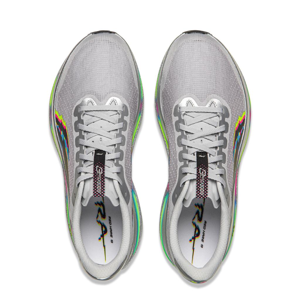 Li Ning Red Rabbit 9 Ultra Kapseltechnologie Laufschuhe Herren Laufschuhe Kristall-Grau ARPW007-4