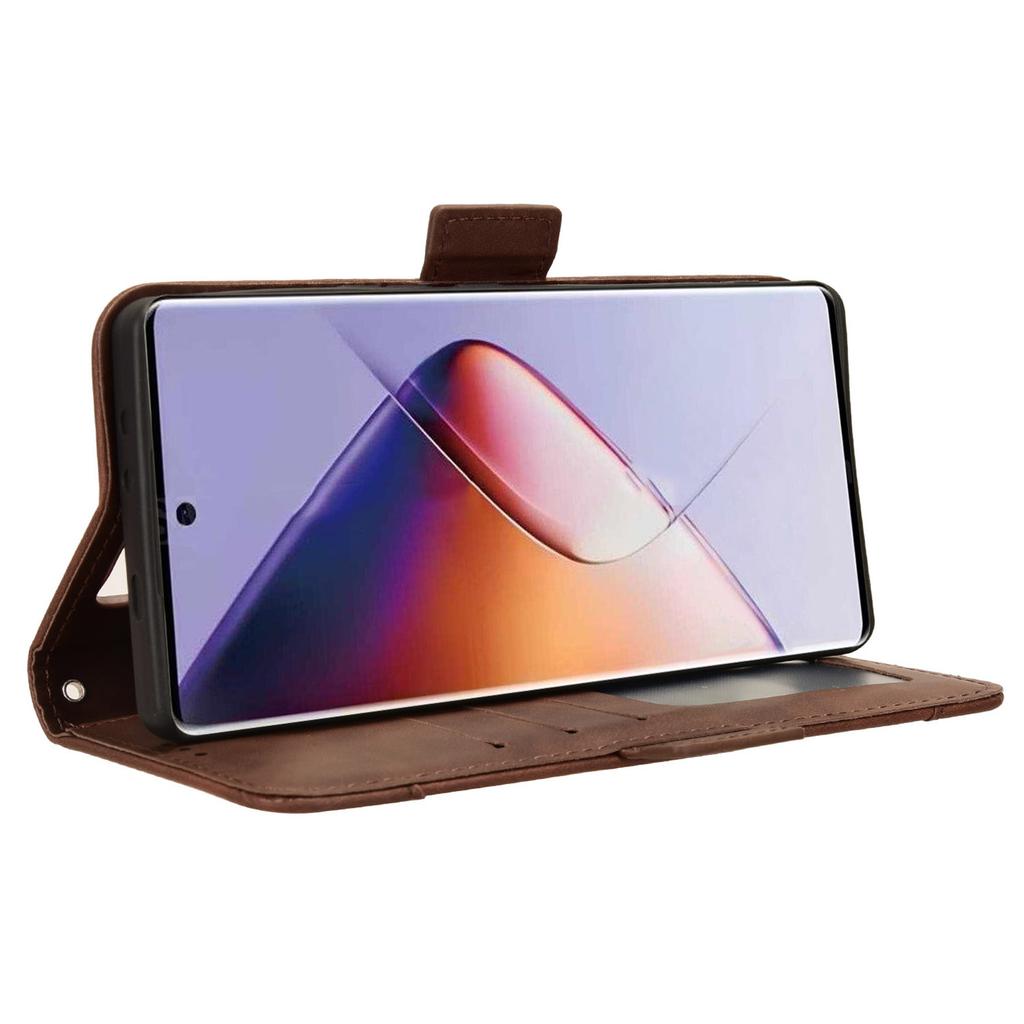 For Infinix Note 40 Pro 4G X6850 Magnetic Phone Case with Multiple Card Holders