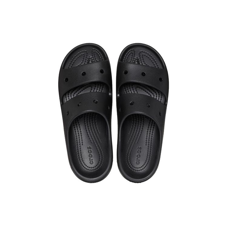 Crocs Casual Open-Toe Beach Sandals Unisex Sandals Black 209403-001