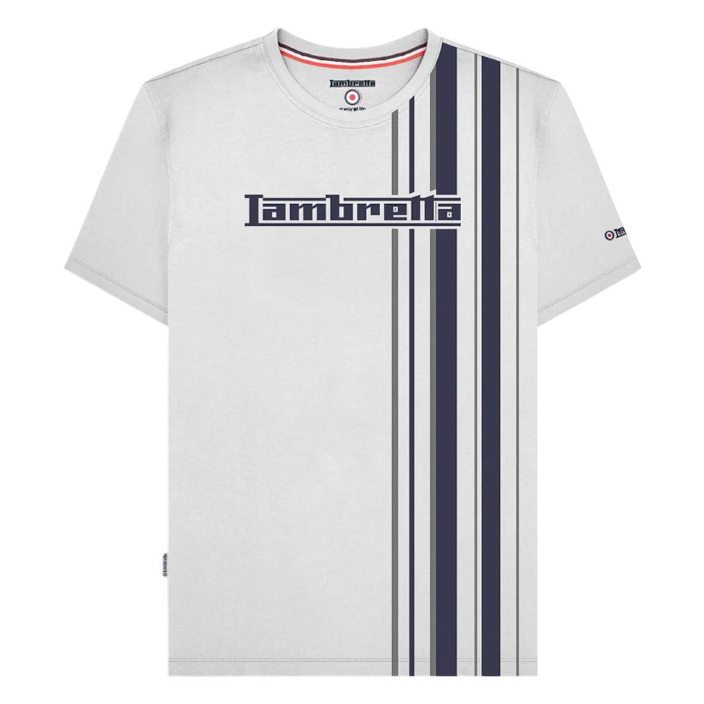 Lambretta Mens Racing Stripe T-Shirt