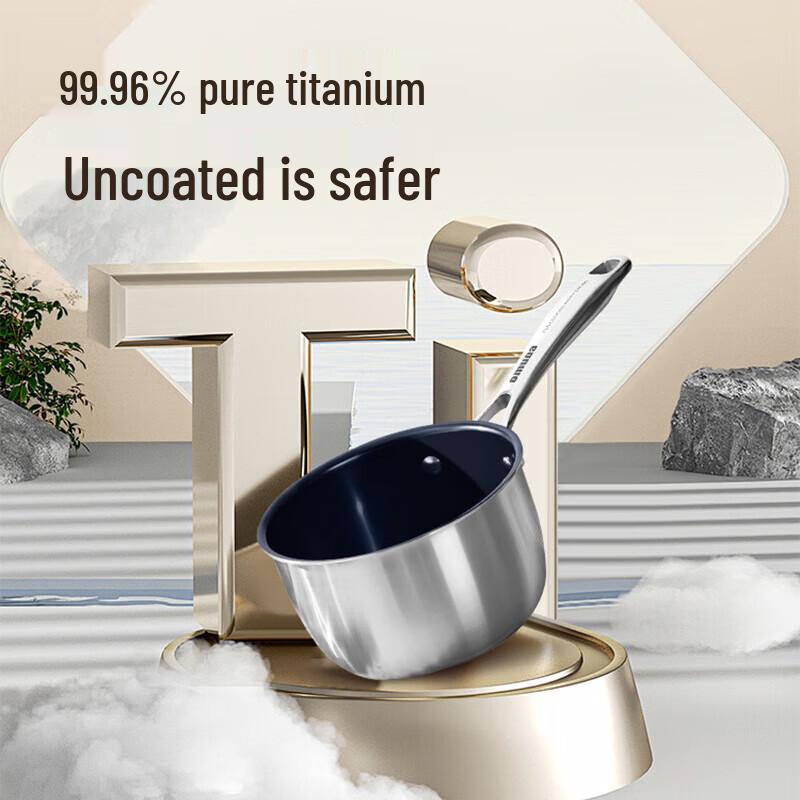 Omuda Titanium Non-Stick Milk Pot for Baby Food
