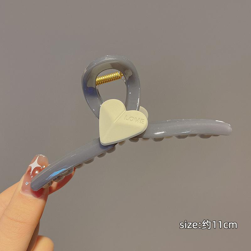 7Designs Giant Flower Cross Acrylic Hair Claw Clips for Women Accessories Jewelry Korean Jelly Large Resin Crab Clamp Headwear