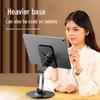 360° Dual-Fold Carbon Steel Phone & Tablet Stand for Multi-functional Use