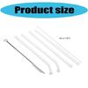 Glass Straw Drinking Straw Reusable Straw with Cleaning Brush Juices Straw Glass Straw Set Drink Straw for Drinking