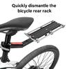 Bicycles Aluminum Alloy Seatpost Bag Holder Stand for Cycling Bicycles Luggage Carriers Cargo Rear Rack with Reflector