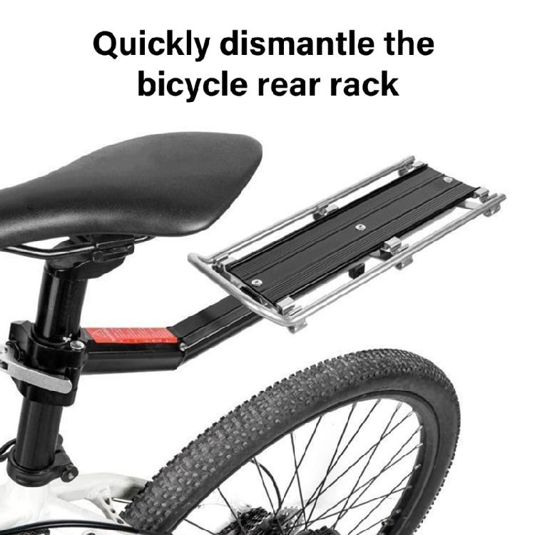 Bicycles Aluminum Alloy Seatpost Bag Holder Stand for Cycling Bicycles Luggage Carriers Cargo Rear Rack with Reflector