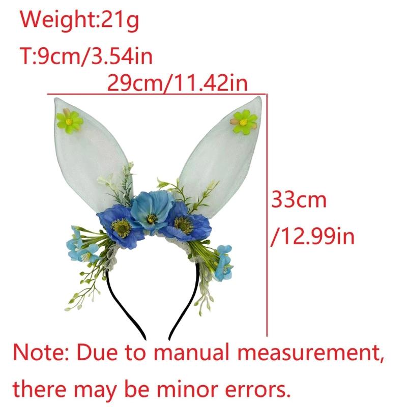 Soft Rabbit Ears Headwear With Mesh Detailing For Easter Celebrations Infants Children Adults Comfort Wear Headdress