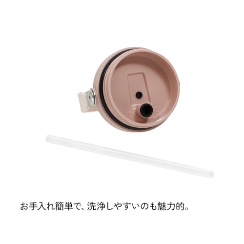 STANLEY Ice Flow Flip Straw 2.0 Rose Quartz Vacuum Tumbler, 0.88L, Insulated Water Bottle, for Sports and Outdoors, Warranty Included (Authentic Japan