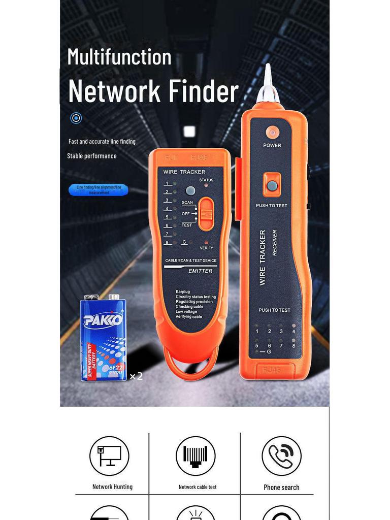 XQ-350 Dual Language Telephone & Network Line Tester