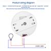 AC85-265V PIR Intelligent Human Infrared Sensor Switch Ceiling Sensor Switch for Ceiling 360℃ Motion Sensor Light Switch