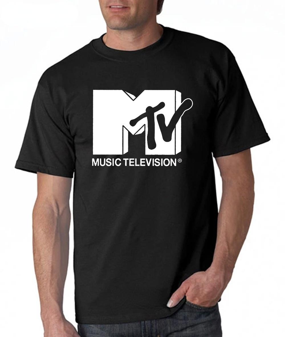 

Men Retro T Shirt Mtv Throwback TShirt Vintage 80S 90S Bands Pop Music Tv Culture Tee Oversized Tops Roupas Masculinas Shirt ... S