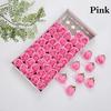 50pcs/box Soap Rose Heads Romantic Wedding Valentine's Day Gift Wedding Banquet Home Decoration Holding Flowers Party Decoration