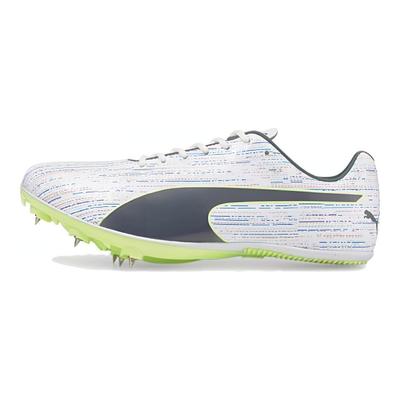EvoSpeed Sprint 13 Cushioning Durable Low-Top Running Shoes Men Sneakers Yellow White 376322-01