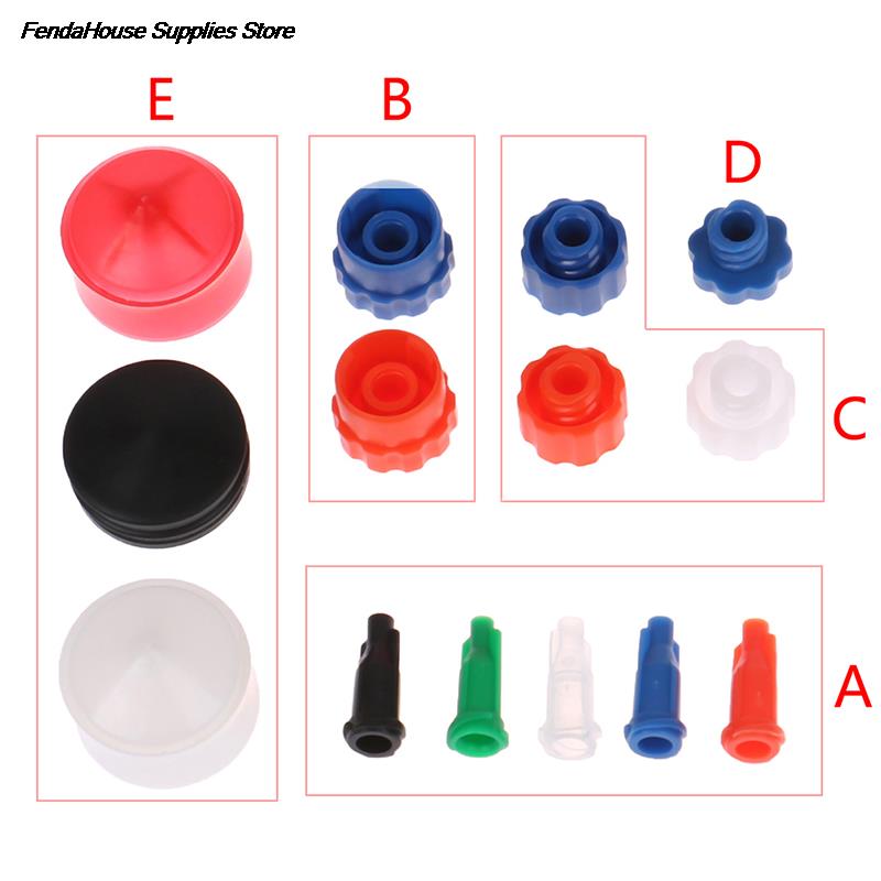 20/100 pezzi/set Tappo di arresto per siringa Tappo a vite Luer Lock per siringa Tappo dosatore per liquidi
