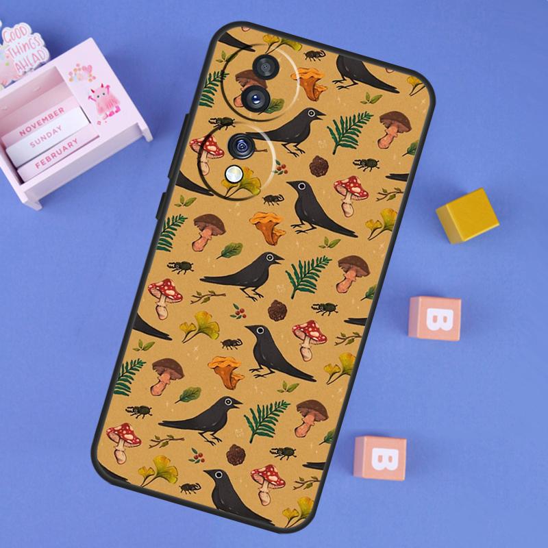 Mushroom Forest Case For Honor 200 400 Pro 50 70 90 Lite X9a X9b X9c X9d X8b X8c Win Magic 5 6 7 8 Pro Cover