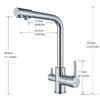 Luxury Waterfilter Tap Kitchen Faucets Mixer Drinking Water Filter Kitchen Faucet Sink Tap Hot Cold Water Tap For Kitchen