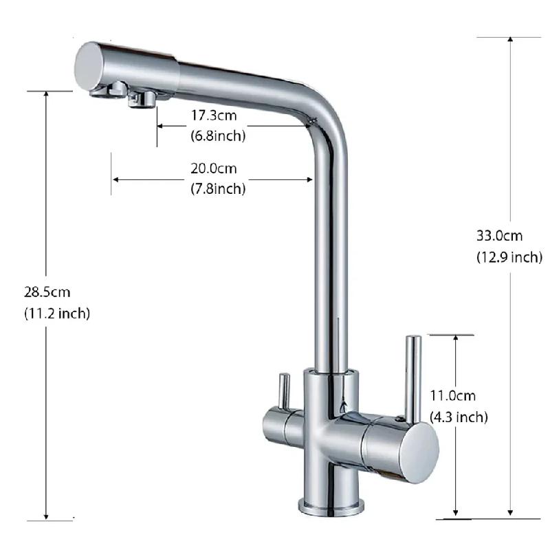 Luxury Waterfilter Tap Kitchen Faucets Mixer Drinking Water Filter Kitchen Faucet Sink Tap Hot Cold Water Tap For Kitchen