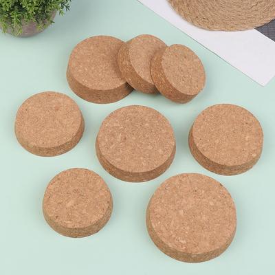 High Quality 2Pcs/lot Lab Top DIA 74mm-103mm Wood Big Cork Thermos Bottle Stopper Essential Oil Pudding Glass Bottle Lid