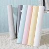 Self-Adhesive Linen Wall Stickers: Waterproof, Solid Color Decor for Bedroom and Living Room