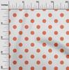 oneOone Cotton Flex Chocolate Brown Fabric Polka Dots Dots Sewing Fabric By The Yard Printed Diy Clothing Sewing Supplies 40 Inch