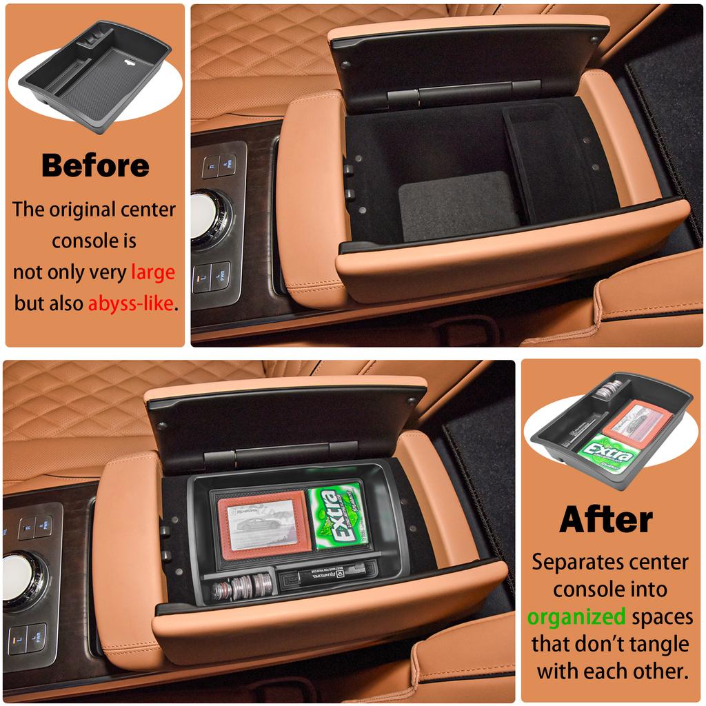 Car Central Armrest Storage Box For Hyundai Genesis GV80 2025 2025 2025 Center Console Organizer Containers Car Accessories