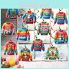 Themed Ugly Sweater Christmas Party Spiral Hang Ornaments Winter Festivities