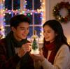 Christmas Tree Message in a Bottle 7.87 x 2.76 Inch Recording Keepsake for Festive Holiday Decor - Christmas Gift Bottle for Family Friends
