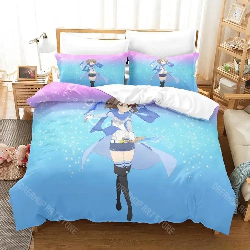 3D Print BOFURI I Don’t Want to Get Hurt, so I’ll Max Out My Defense Anime Bedding Set Single Twin Full Queen King Size Bed Set