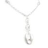Les Trésors De Lily [J7969] - Silver 'Coffee Bean' Necklace