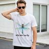T-shirt Oversize Perché Sono Così Figo Divertente Meme Libellula Magliette in Puro Cotone T-shirt Casual Top a Manica Corta Divertenti Y2K