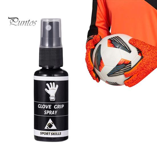 Lightweight Goalkeeper Glove Spray 30ml Football Grip Sprayer Rugby Maintenance Tackifier Sticky for All Goalie Gloves Cleaner Game-time