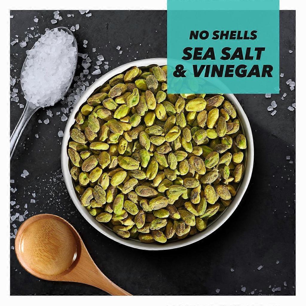 Maravillosos Pistachos con Sal Marina y Vinagre Sin Cáscara - 5.5oz