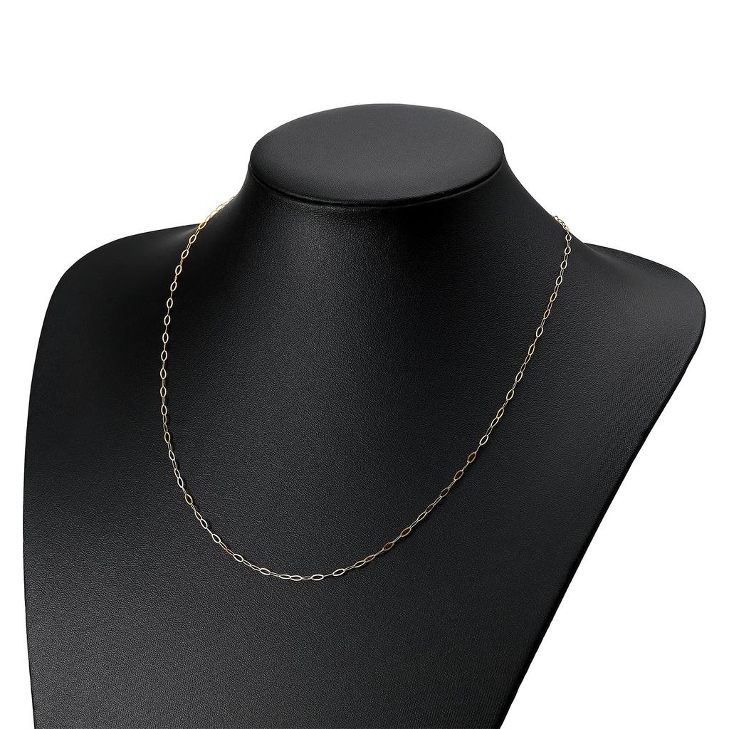 24K Pure Gold Chain Necklace, 50cm, Approx. 1.80g, Certified by the Japan Mint Bureau, 24K Gold