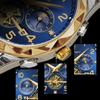 New Luxury Quality Men's Watch Quartz Non-mechanical Waterproof Luminous Fashion Upscale Watch Calendar Steel Strap Triple Display Watch Watch Watch