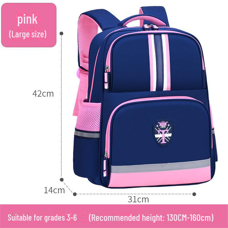 Waterproof Lightweight Backpack for Primary School Students, Ages 6-12, Grades 1-6