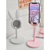 1pc Adjustable Folding Rabbit-Shaped Tablet Stand Desktop Organizer For Home, Office, And Gift, Desk Accessories, Home Decor, Office Decor, Gifts