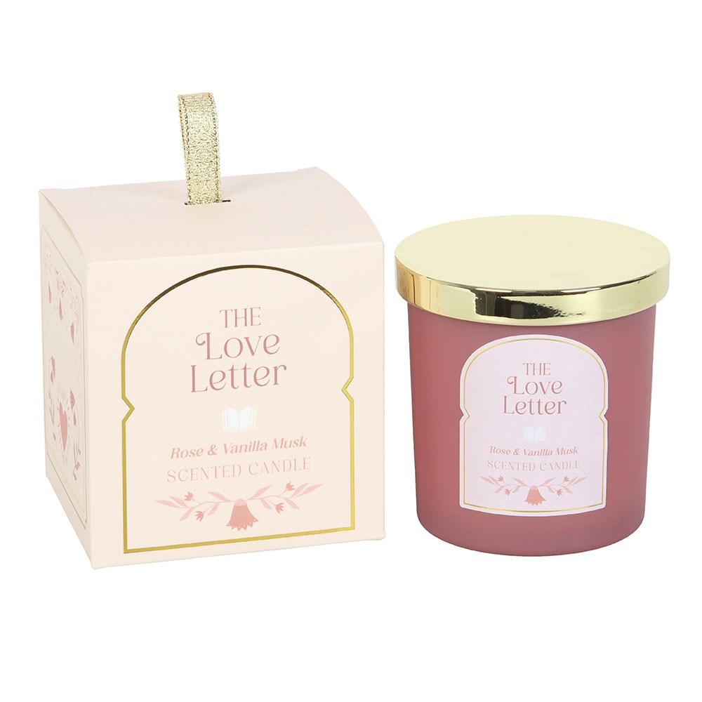 Something Different The Love Letter Rose & Vanilla Musk Candle