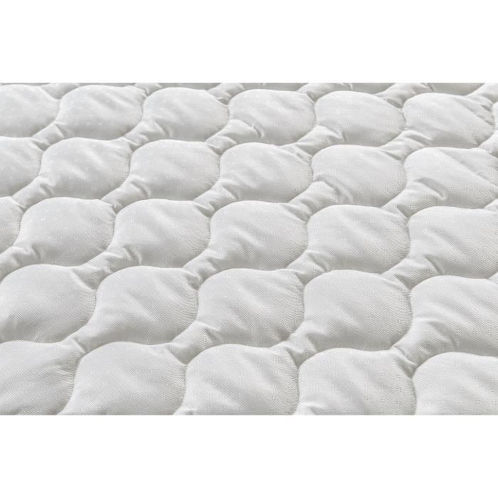 Matelas 140 x 190 cm - Hauteur 24 cm - 580 ressorts ensachés - 7 zones - Equilibré - réversible - fabriqué en Belgique - DEKO DREAM