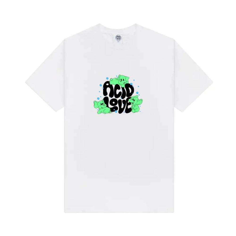 Acid Love –- High-end Luxury Is for Both Men and Women Top Y2k Free Delivery 100% Cotton T-shirt Free Delivery High Street Boom