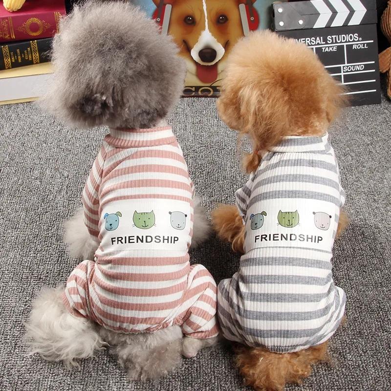 Winter Dog Clothes Jumpsuit Pajamas Puppy Small Dog Pets Apparel Yorkies Pomeranian Poodle Bichon Schnauzer Dog Clothing Costume
