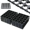 50Pcs Anti Vibration Holder Battery Plastic Holder 4x5 Slots Rechargeable Batteries Stand Rack Storage Bracket