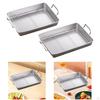 Roasting Pan Baking Tray Accessories Rectangular Turkey Kitchen Cookware for