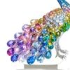 2D Colorful Peacock Ornament Tabletop Decoration Waterproof Fashion Creative Flat Acrylic Sign Home