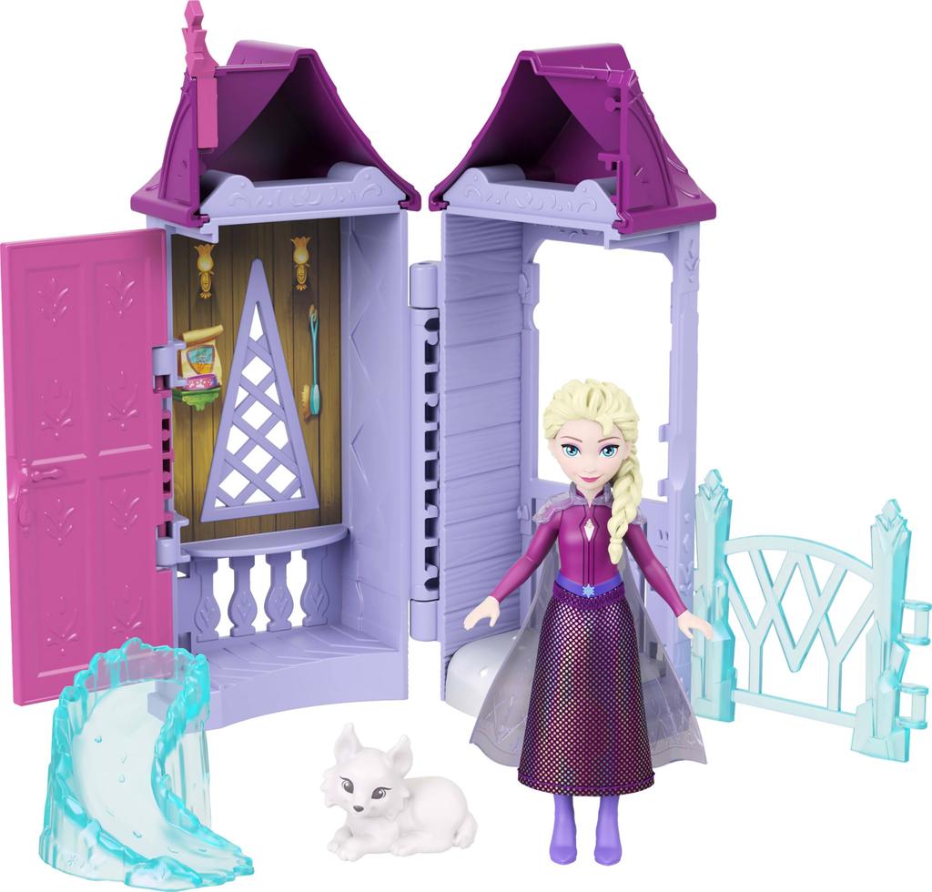 Mattel Frozen Arendelle Animals Elsa Anna and the Little House Dolls House Play Set Mini Dolls Surprise Pack Ages Multi & Dress-Up & 3+ 986A-JFG24